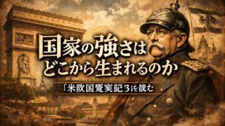 『米欧回覧実記3』|国家の強さはどこから生まれるのか